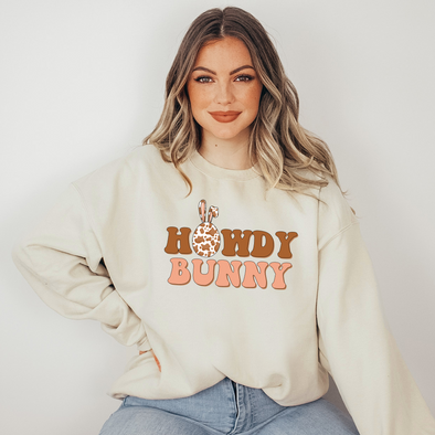 Howdy Bunny Graphic Tee and Sweatshirt