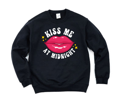 Kiss Me At Midnight Graphic Tee and Sweatshirt