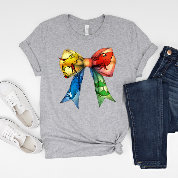 Red Fish Blue Fish Coquette Graphic Tee