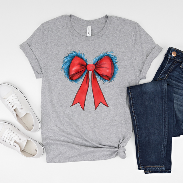 Thing 1 Thing 2 Coquette Graphic Tee
