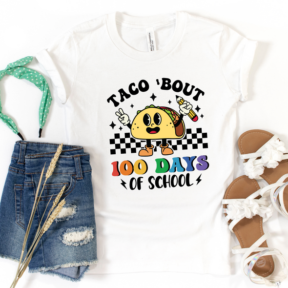 Taco Bout 100 Days Graphic Tee