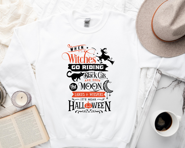 It's Near Halloween Graphic Tee and Sweatshirt