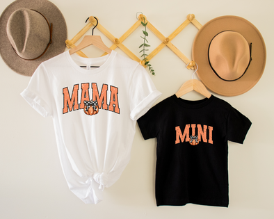 Pumpkin Mama & Mini Graphic Tee and Sweatshirt