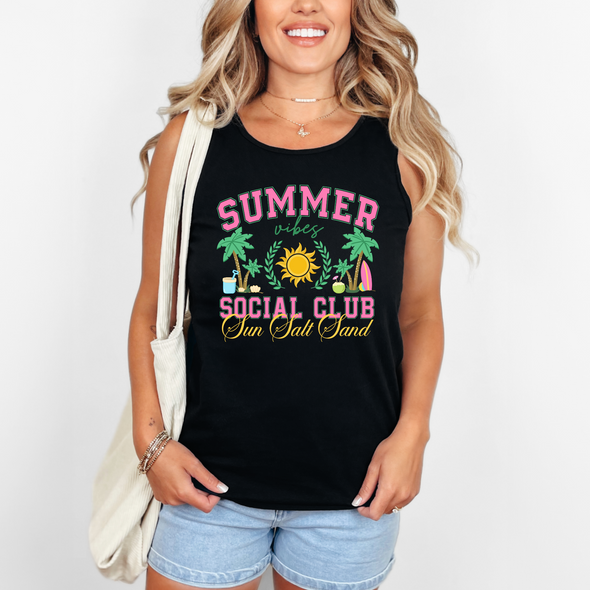 Summer Social Club Graphic Tee and Tank Top