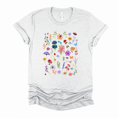 Wildflower Watercolor Graphic Tee