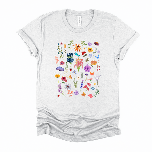 Wildflower Watercolor Graphic Tee