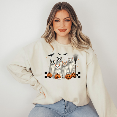 Spooky Cats Graphic Tee and Sweatshirt