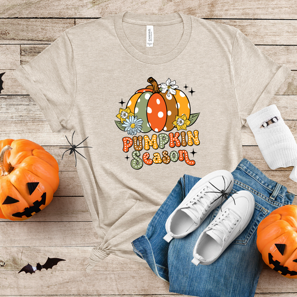 Retro Pumpkin Season Graphic Tee