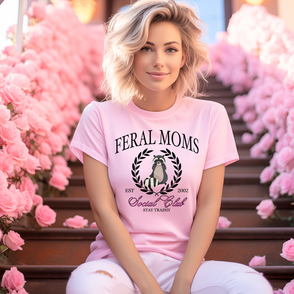 Feral Moms Social Club Graphic Tee