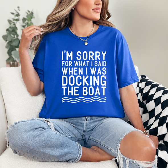 Docking The Boat Graphic Tee