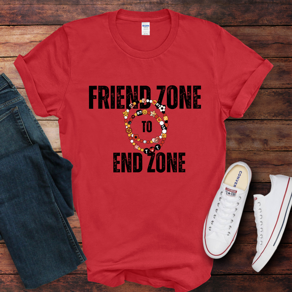 Friend Zone To End Zone Graphic Tee