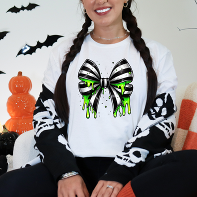 Spooky Slime Bow Graphic Tee