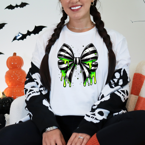 Spooky Slime Bow Graphic Tee