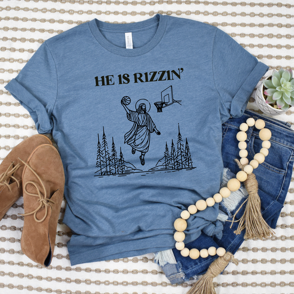 He Is Rizzin Graphic Tee