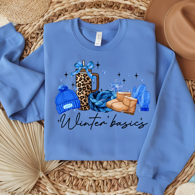 Leopard Winter Basics Sweatshirt