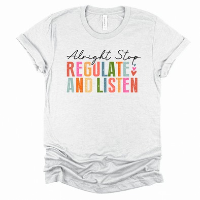 Regulate and Listen Graphic Tee