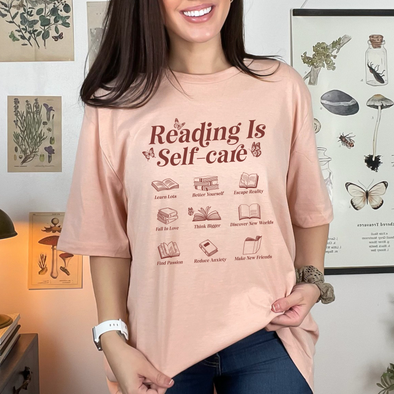 Reading Is Self Care Graphic Tee