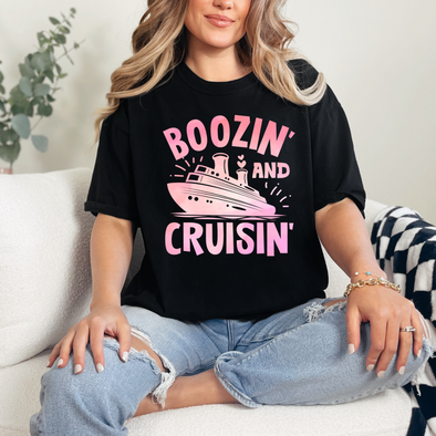 Boozin and Cruisin Graphic Tee