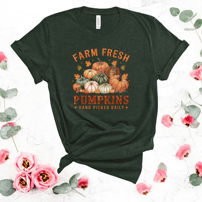 Fall Farm Pumpkins Graphic Tee