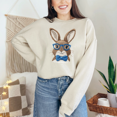 Retro Bunny Graphic Tee and Sweatshirt