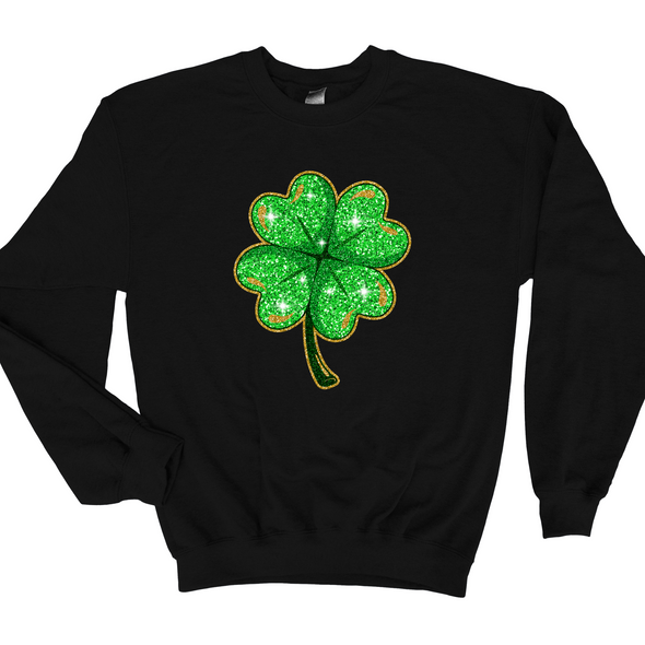 Clover Bling Graphic Tee and Sweatshirt