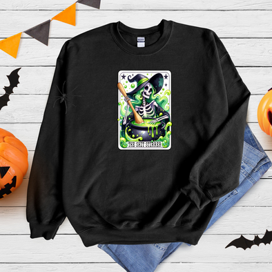 Witch Stirrer Graphic Tee and Sweatshirt