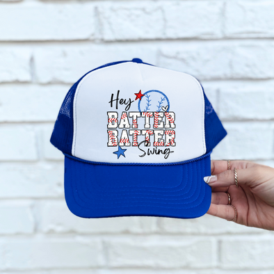 Hey Batter Batter Trucker Hat