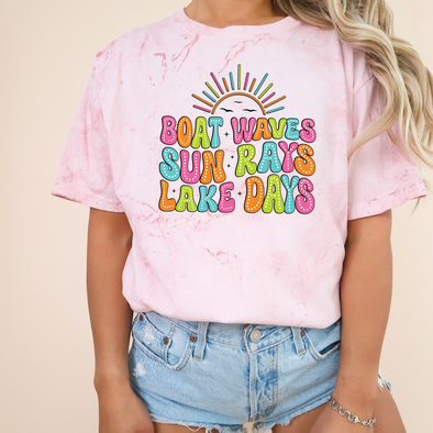 Waves Rays Days Graphic Tee