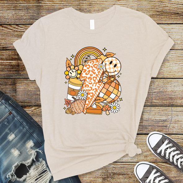 Retro Fall Thanksgiving Graphic Tee and Sweatshirt