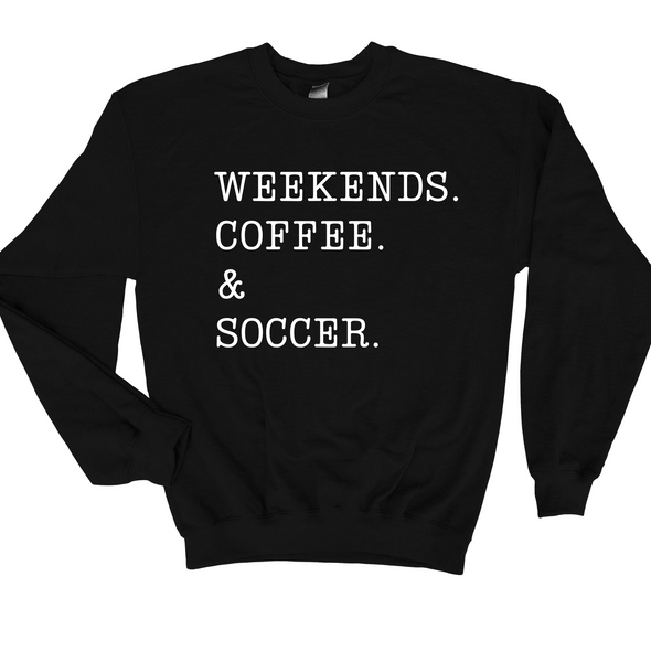 Coffee & Soccer Graphic Tee and Sweatshirt