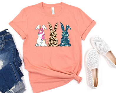 Pattern Bunnies Graphic Tee