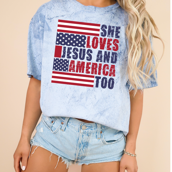 Jesus and America Graphic Tee