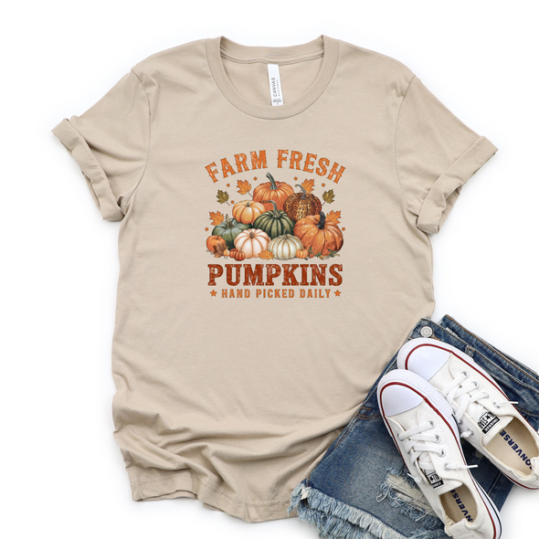 Fall Farm Pumpkins Graphic Tee