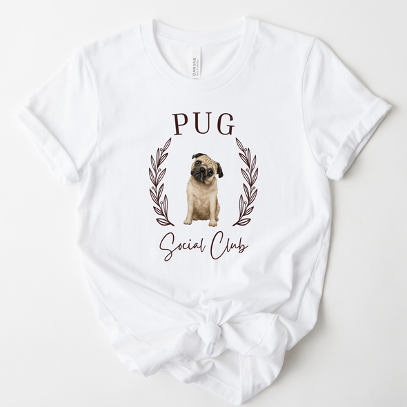 Pug Social Club Graphic Tee