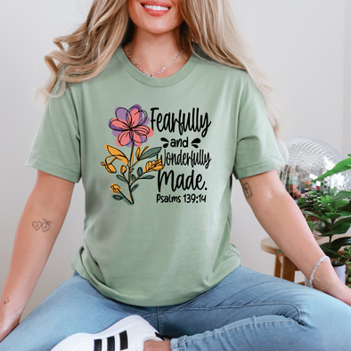 Floral Christian Graphic Tee
