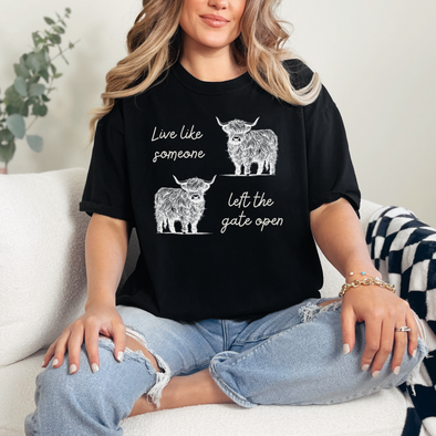 Left The Gate Open Graphic Tee