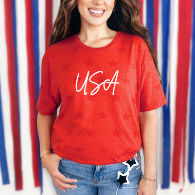 USA Star Graphic Tee