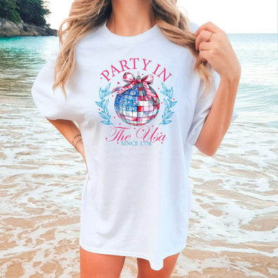 Party In The USA Coquette Graphic Tee