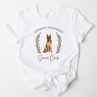 German Shepherd Social Club Graphic Tee