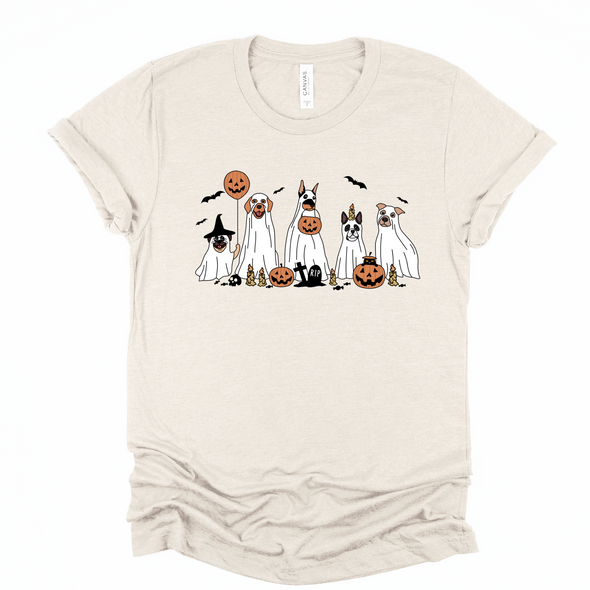 Halloween Dogs Graphic Tee and Sweatshirt