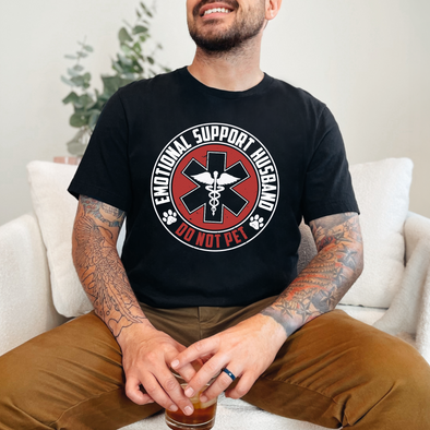 Emotionally Support Husband Graphic Tee