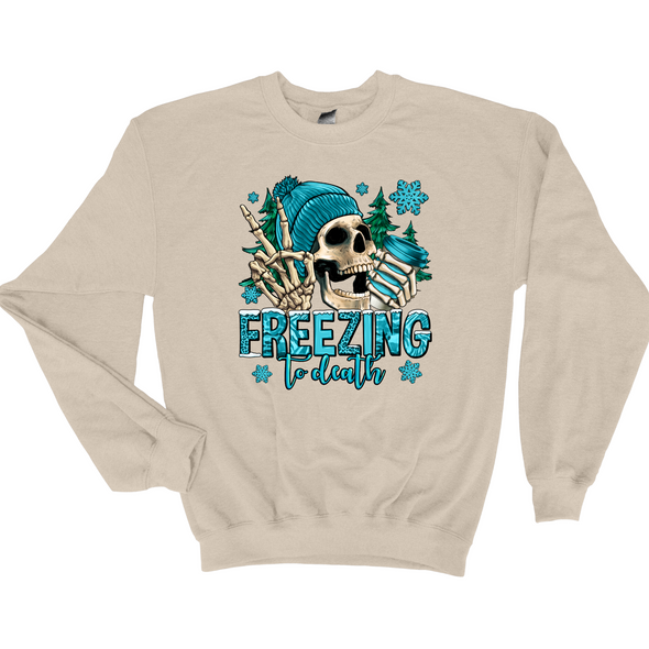 Freezing To Death Graphic Sweatshirt