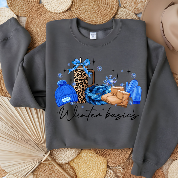Leopard Winter Basics Sweatshirt