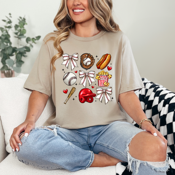 Ball Game Coquette Graphic Tee