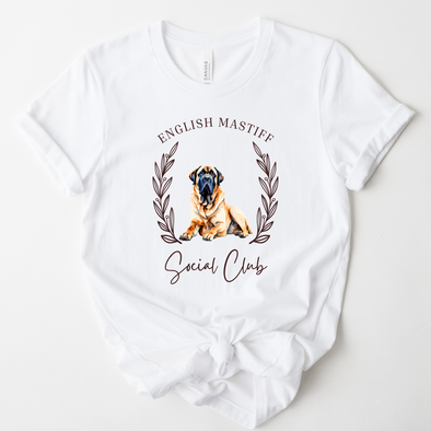 English Mastiff Social Club Graphic Tee