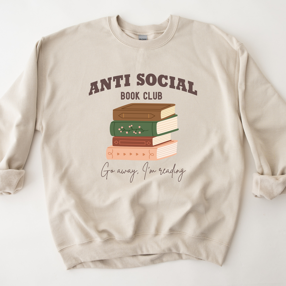 Anti Social Book Club Graphic Tee and Sweatshirt