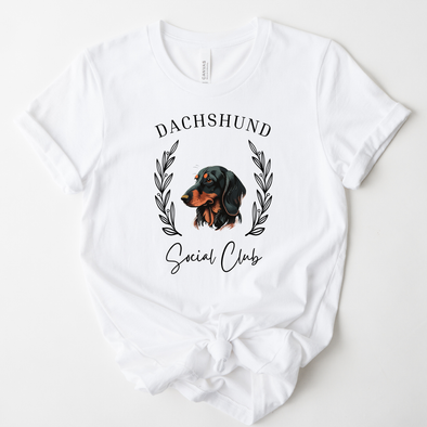 Dachshund Social Club Graphic Tee