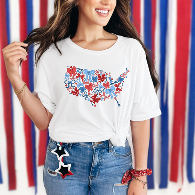 USA Coquette Graphic Tee and Tank Top
