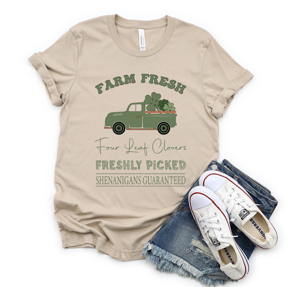 Farm Fresh Clovers Graphic Tee