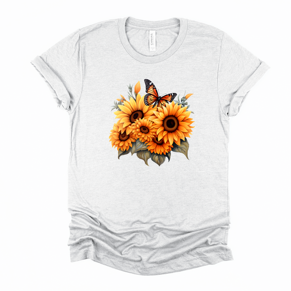 Fall Sunflowers Graphic Tee